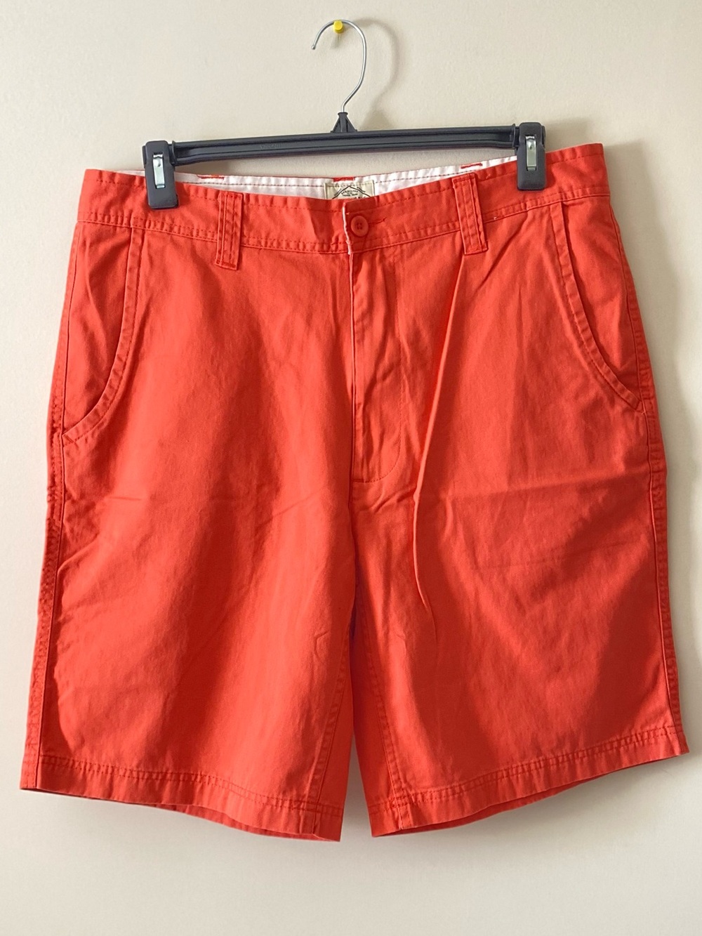 St. John’s Bay Men’s Peach Orange Cotton Shorts - 36 - New without Tags